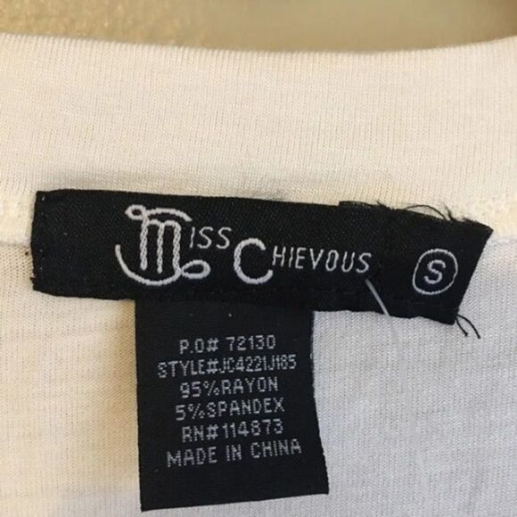 NWT Miss Chevious small glitter party top - Picture 5 of 6